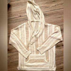 Knit poncho from Mexico size M-L